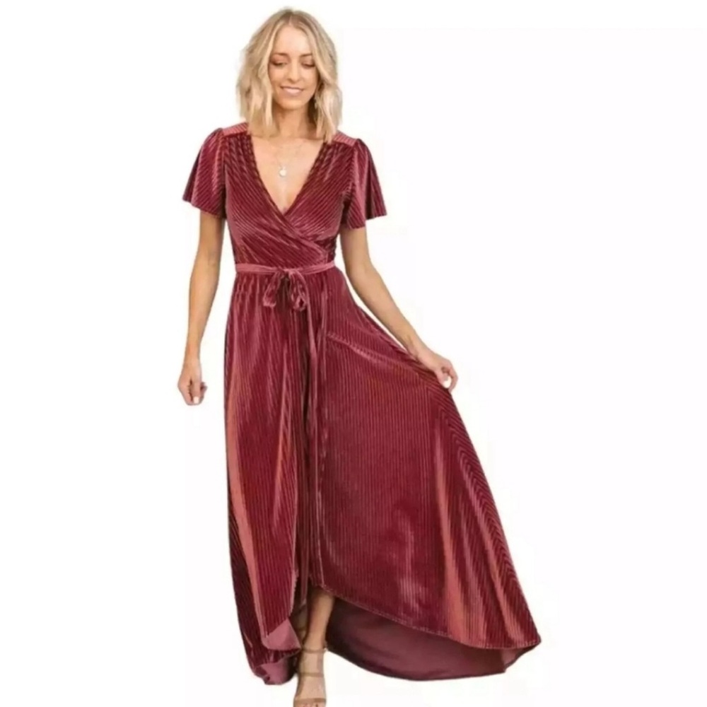 NEW W/TAGS Baltic Born Andi Ribbed Velvet Dress
